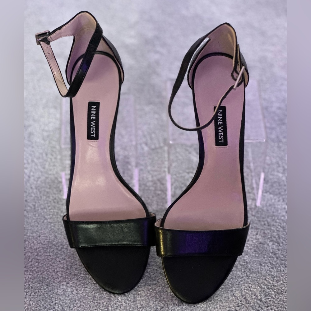 Nine West black heels 8.5